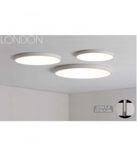 22W LED Lubinis šviestuvas LONDON White Ø40 3000K P376040B