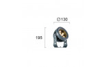 1W LED Prožektorius ERMIS IP66 4205000