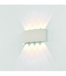 8W LED Seinavalgusti ARCS Sand White IP54 7814