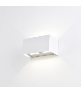 24W LED Seinavalgusti DAVOS DOUBLE Sand White IP54 7816