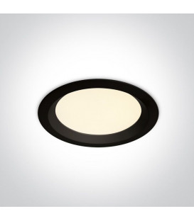 13W LED Integreeritav paneel Black Round Ø13.5 IP44 10113UV/B