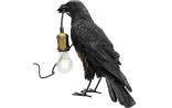 Laualamp Animal Crow Mat Black KA52704